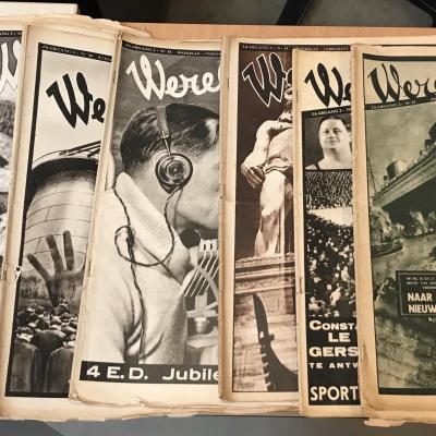 9 tijdschriften van WereldRevue 1933-1934