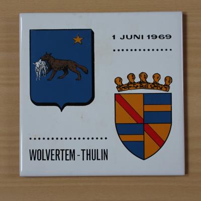 herdenkingstegel Wolvertem - Thulin