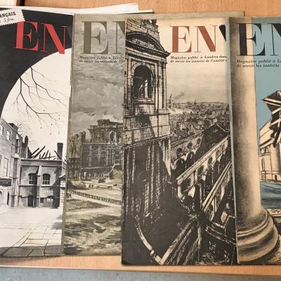 5 tijdschriften ENVOY 1944-1945